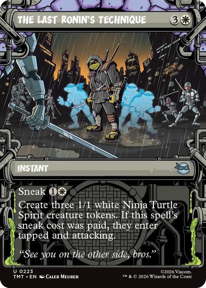 The Last Ronin's Technique (Showcase) (223) [Teenage Mutant Ninja Turtles]