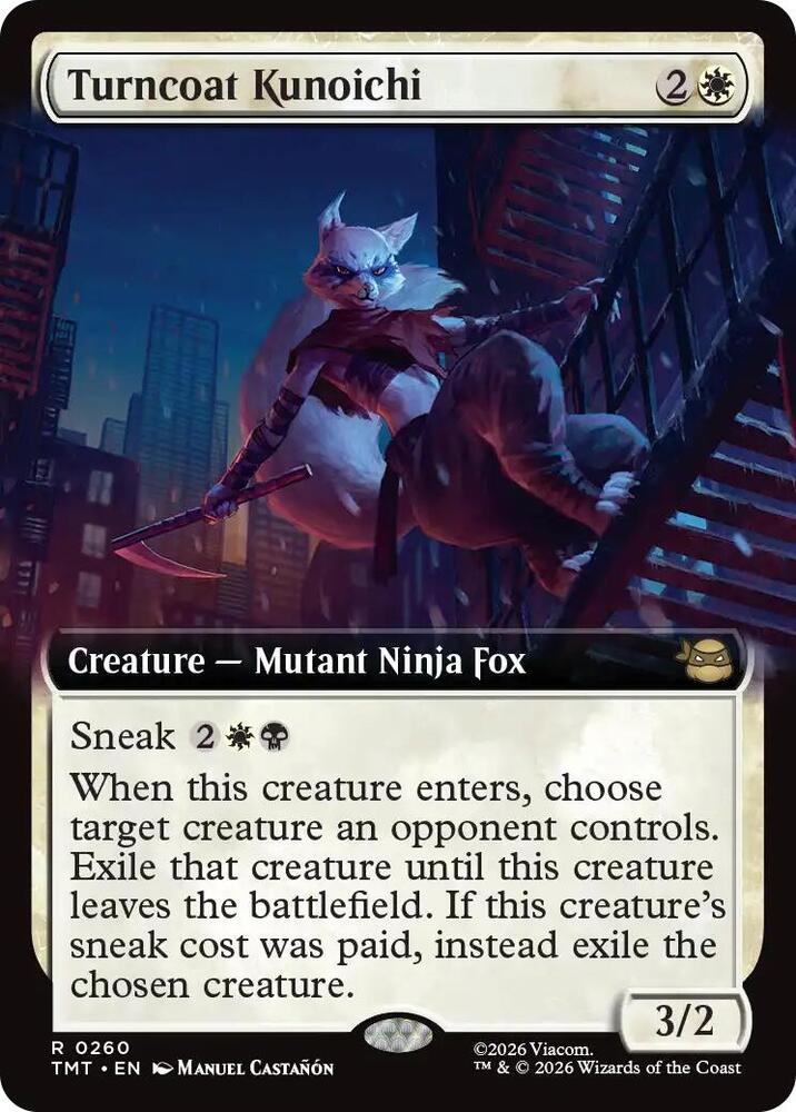 Turncoat Kunoichi (Extended Art) (260) [Teenage Mutant Ninja Turtles]