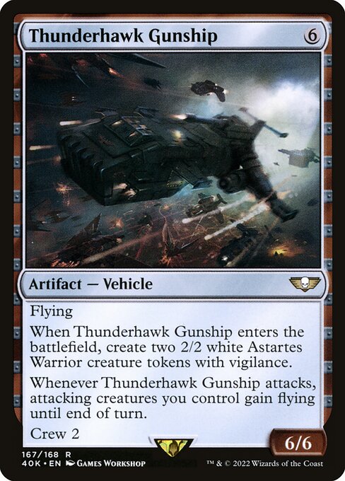 Thunderhawk Gunship (167) [Warhammer 40,000 Commander]
