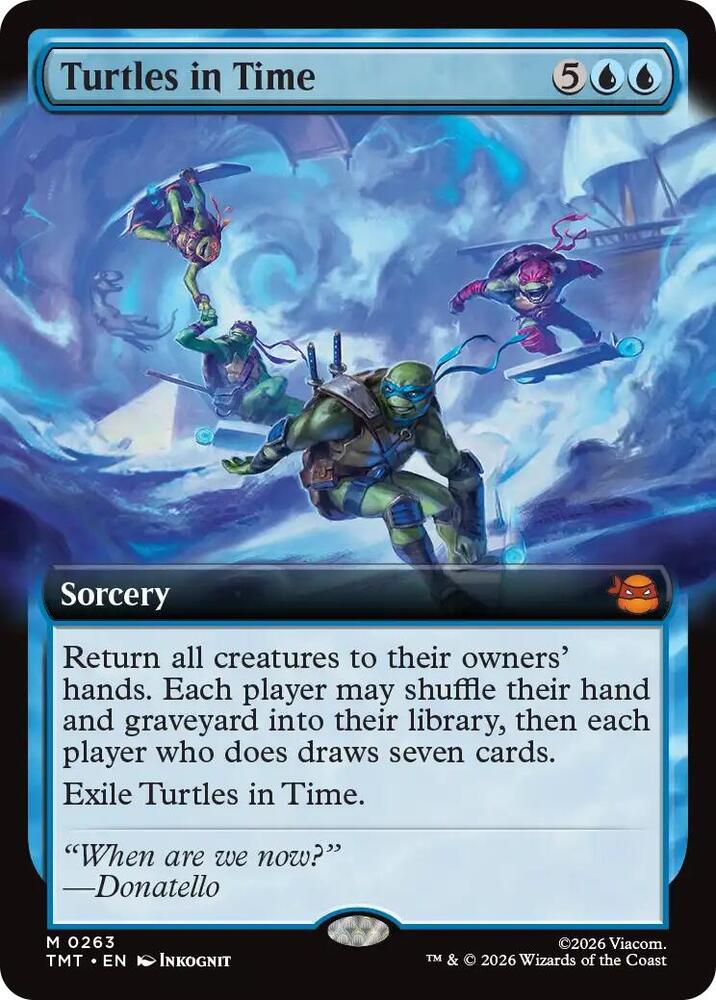 Turtles in Time (Extended Art) (263) [Teenage Mutant Ninja Turtles]