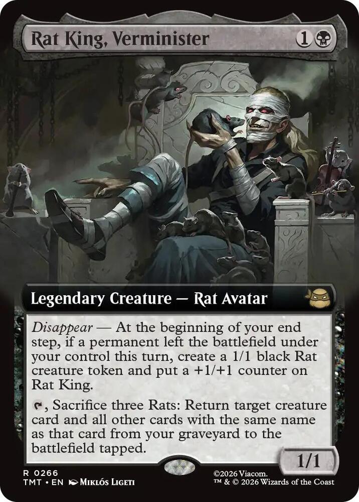 Rat King, Verminister (Extended Art) (266) [Teenage Mutant Ninja Turtles]
