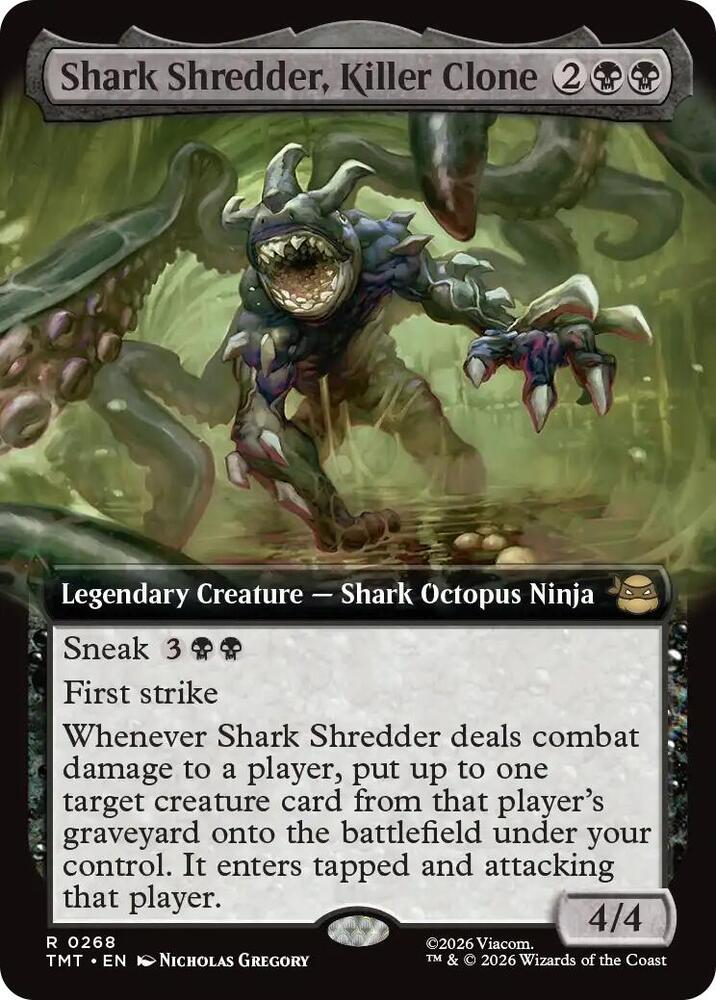Shark Shredder, Killer Clone (Extended Art) (268) [Teenage Mutant Ninja Turtles]