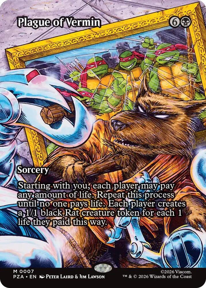 Plague of Vermin (Borderless) (7) [Teenage Mutant Ninja Turtles Eternal-Legal]