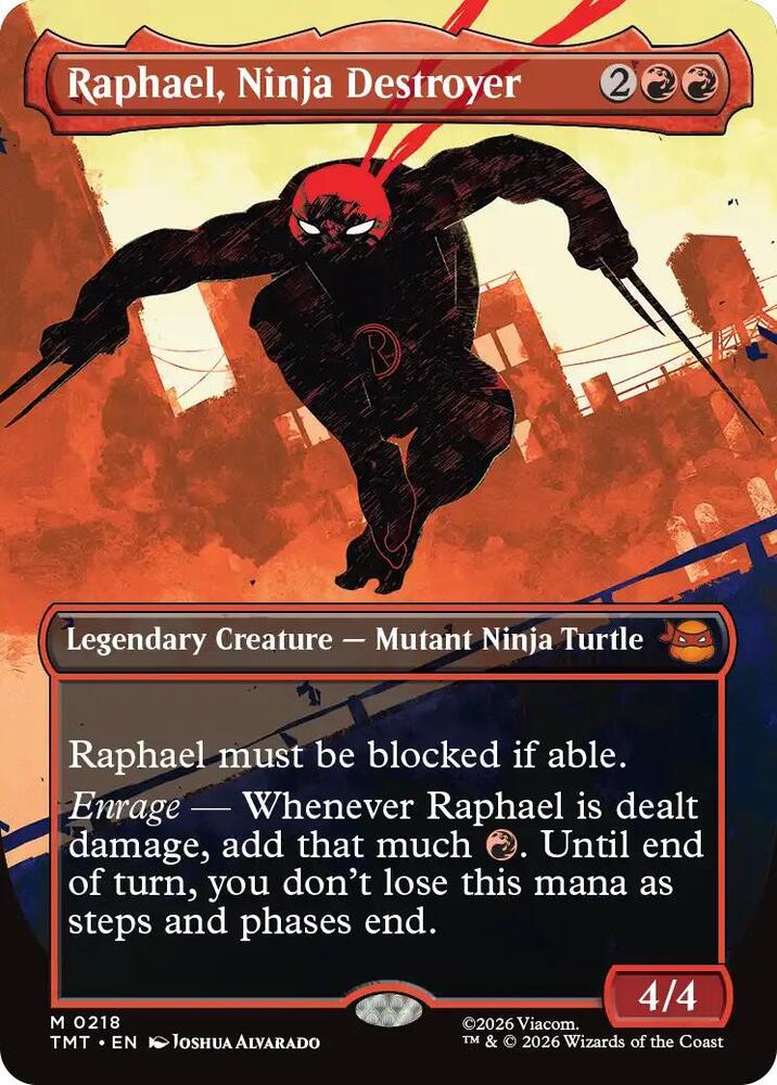 Raphael, Ninja Destroyer (Borderless) (218) [Teenage Mutant Ninja Turtles]