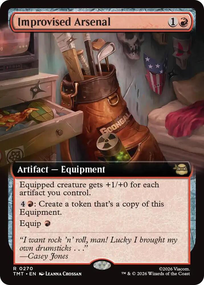 Improvised Arsenal (Extended Art) (270) [Teenage Mutant Ninja Turtles]