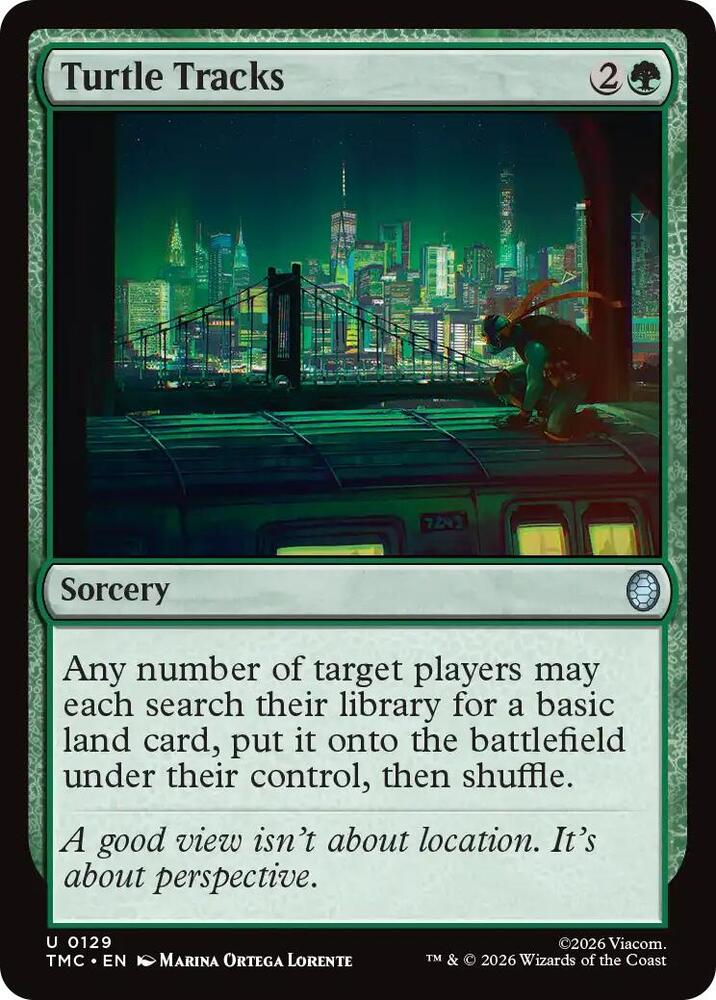 Turtle Tracks (129) [Teenage Mutant Ninja Turtles Commander]