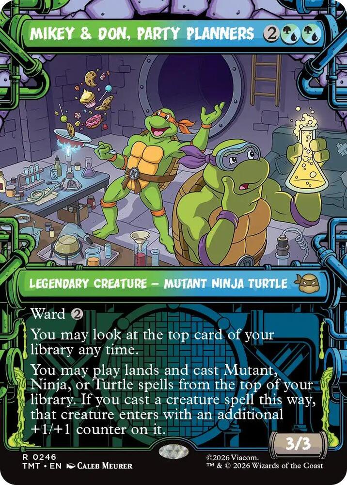 Mikey & Don, Party Planners (Showcase) (246) [Teenage Mutant Ninja Turtles]