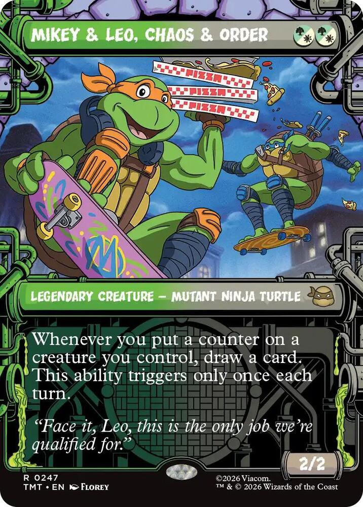Mikey & Leo, Chaos & Order (Showcase) (247) [Teenage Mutant Ninja Turtles]