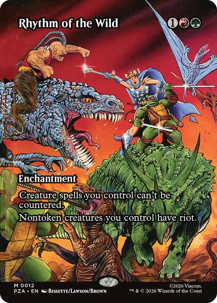 Rhythm of the Wild (Borderless) (12) [Teenage Mutant Ninja Turtles Eternal-Legal]