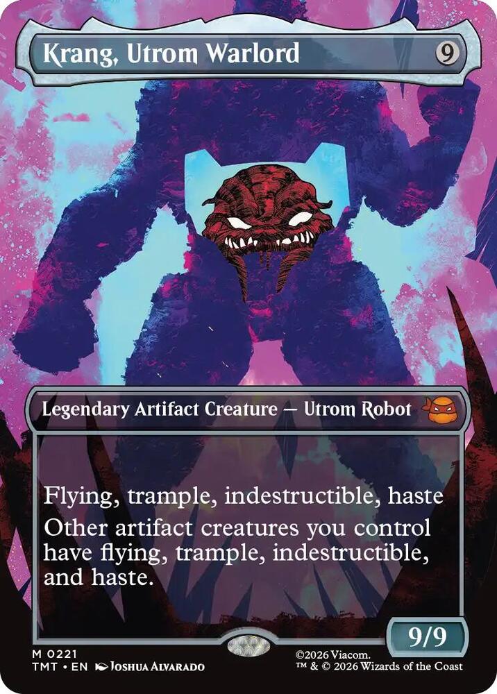Krang, Utrom Warlord (Borderless) (221) [Teenage Mutant Ninja Turtles]