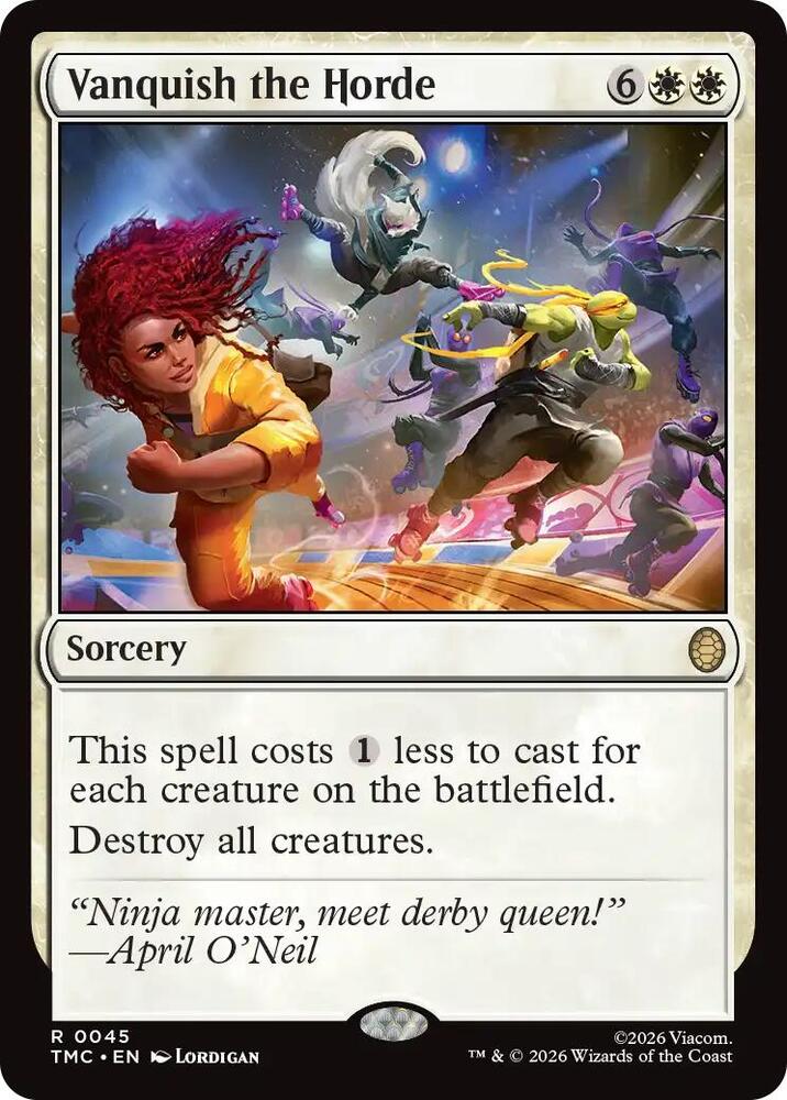 Vanquish the Horde (45) [Teenage Mutant Ninja Turtles Commander]