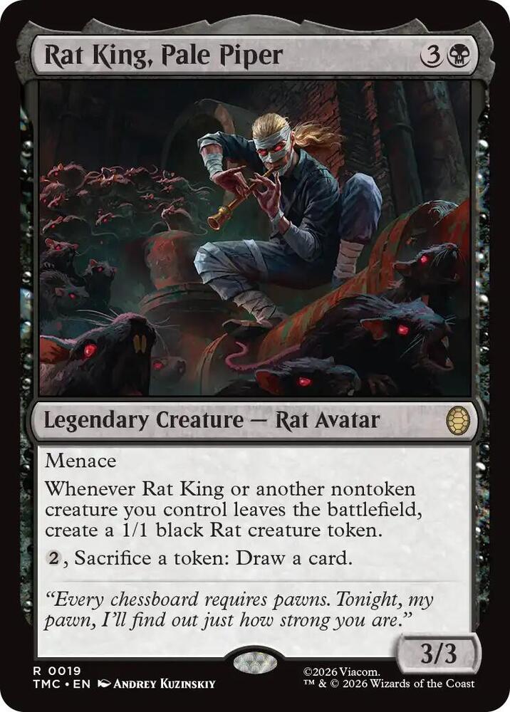 Rat King, Pale Piper (19) [Teenage Mutant Ninja Turtles Commander]
