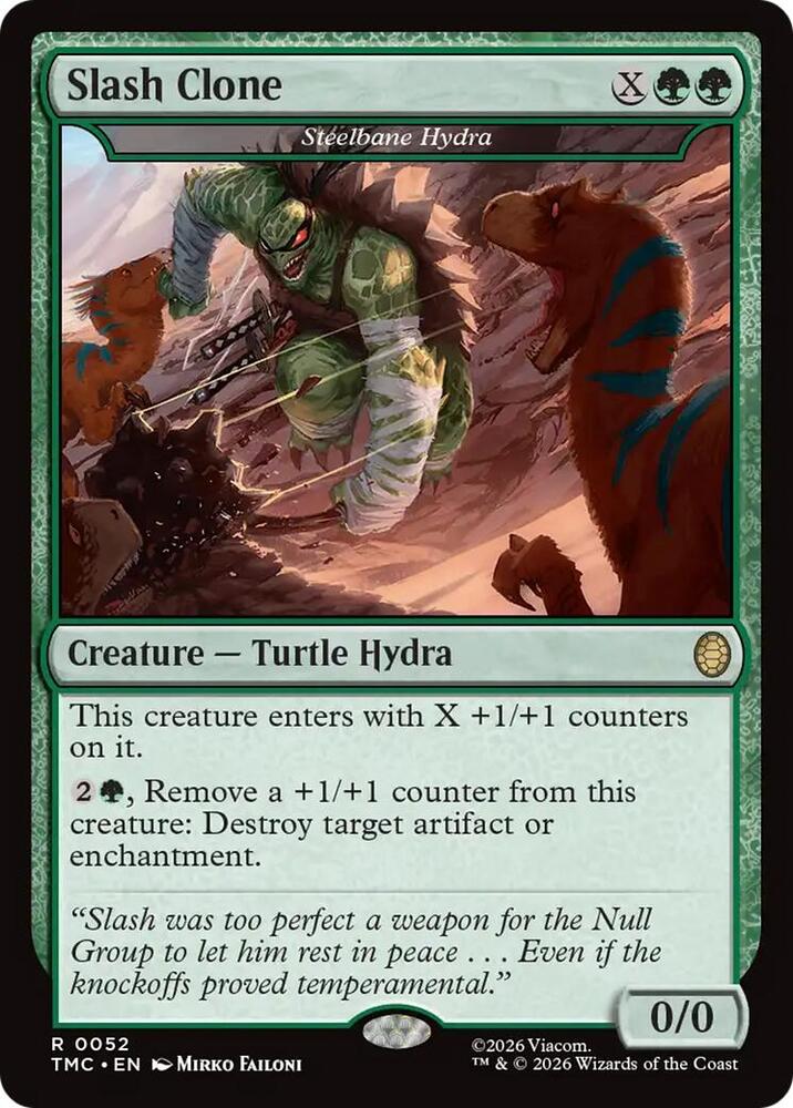 Slash Clone - Steelbane Hydra (52) [Teenage Mutant Ninja Turtles Commander]