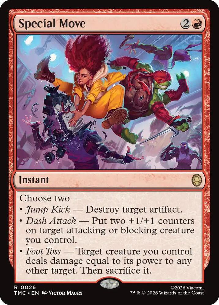 Special Move (26) [Teenage Mutant Ninja Turtles Commander]