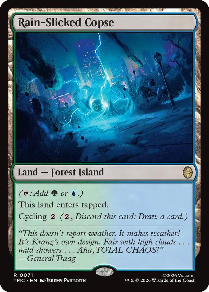 Rain-Slicked Copse (71) [Teenage Mutant Ninja Turtles Commander]