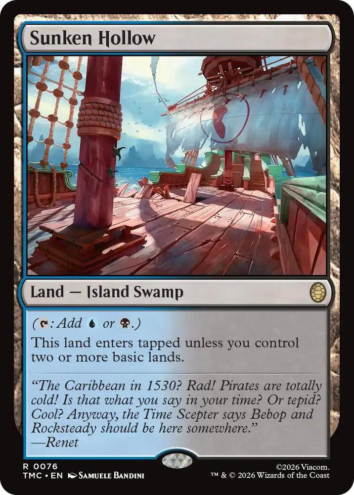 Sunken Hollow (76) [Teenage Mutant Ninja Turtles Commander]