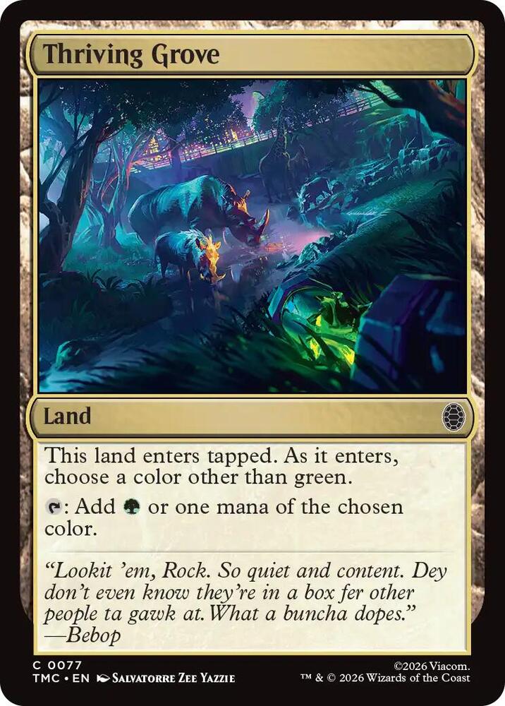 Thriving Grove (77) [Teenage Mutant Ninja Turtles Commander]