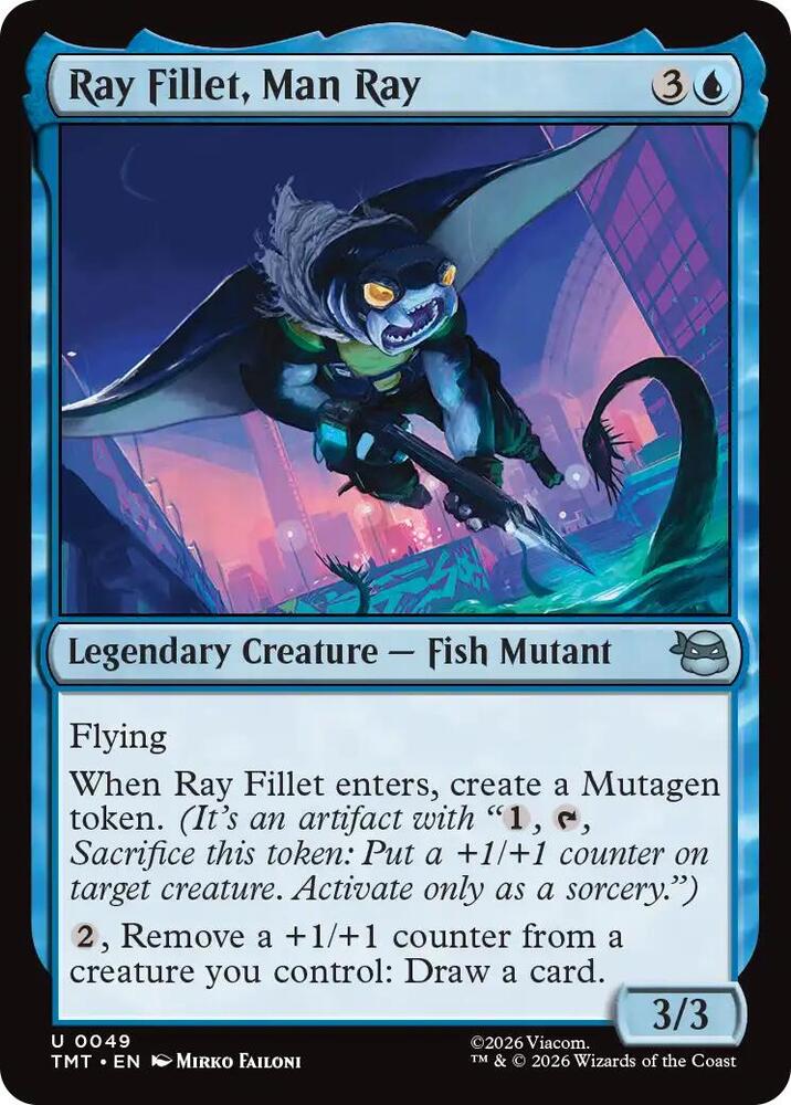 Ray Fillet, Man Ray (49) [Teenage Mutant Ninja Turtles]