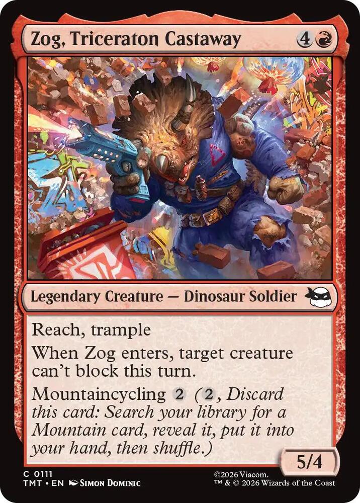 Zog, Triceraton Castaway (111) [Teenage Mutant Ninja Turtles]