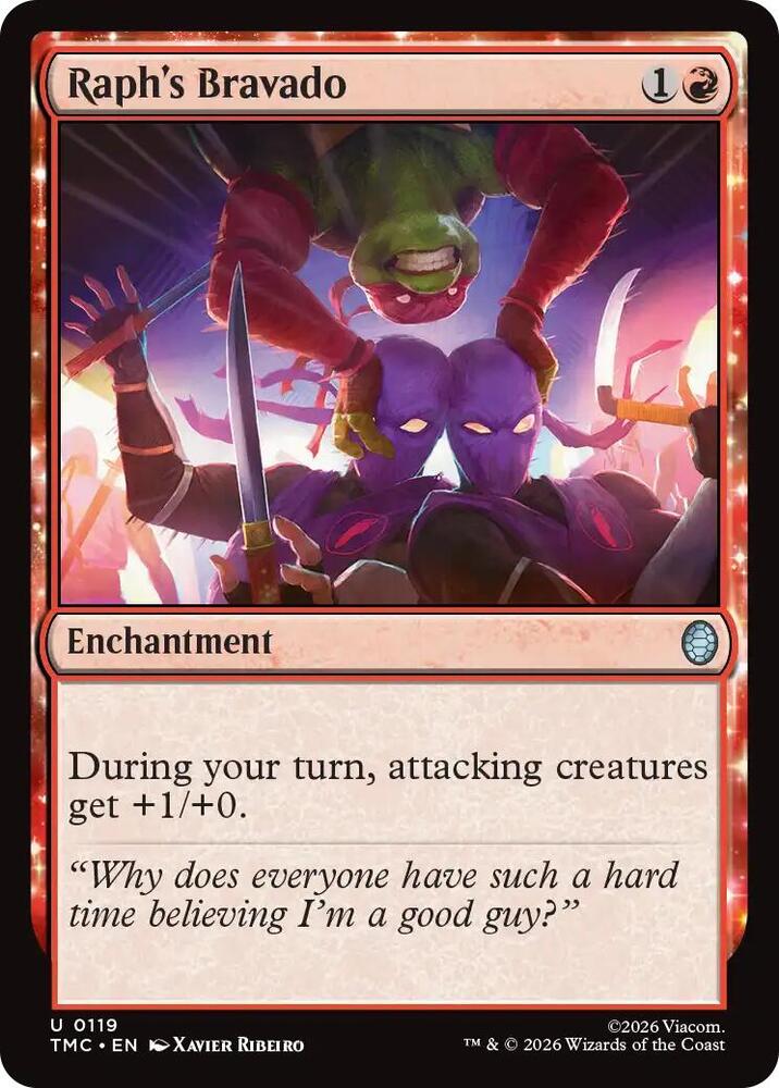 Raph's Bravado (119) [Teenage Mutant Ninja Turtles Commander]