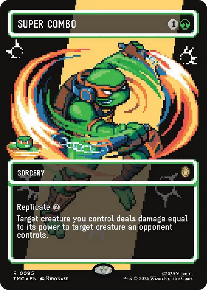 Super Combo (Borderless) (Surge Foil) (95) [Teenage Mutant Ninja Turtles Commander]