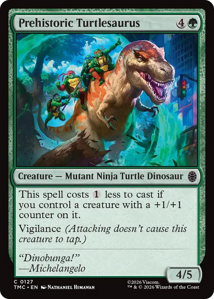 Prehistoric Turtlesaurus (127) [Teenage Mutant Ninja Turtles Commander]