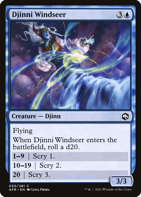 Djinni Windseer (55) [Adventures in the Forgotten Realms]
