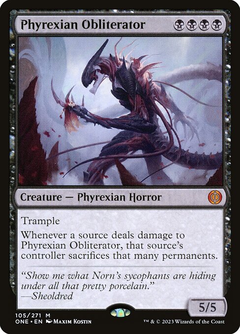 Phyrexian Obliterator (105) [Phyrexia: All Will Be One]