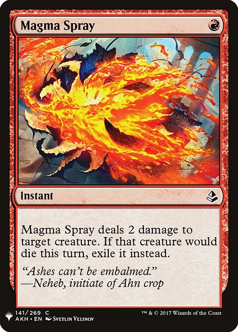 Magma Spray (AKH-141) [The List]
