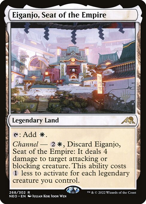 Eiganjo, Seat of the Empire (268p) [Kamigawa: Neon Dynasty Promos]