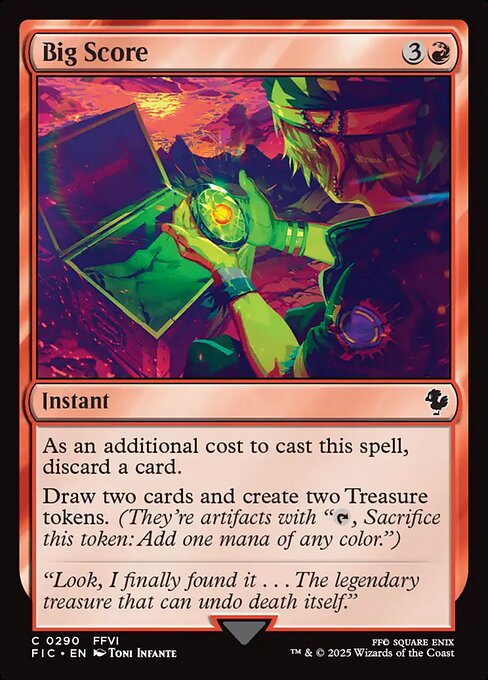 Big Score (290) [Final Fantasy Commander]