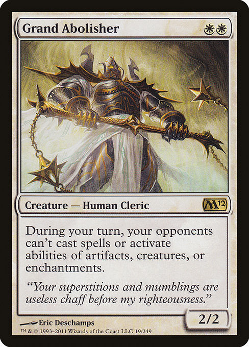 Grand Abolisher (19) [Magic 2012]