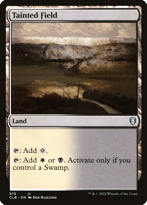 Tainted Field (919) [Commander Legends: Battle for Baldur's Gate]