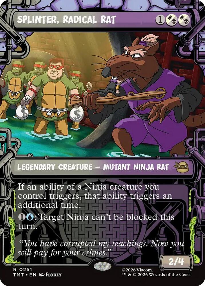 Splinter, Radical Rat (Showcase) (251) [Teenage Mutant Ninja Turtles]