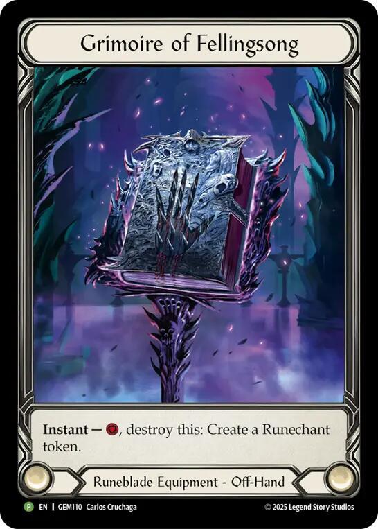 Grimoire of Fellingsong (GEM110) [GEM Pack 4]