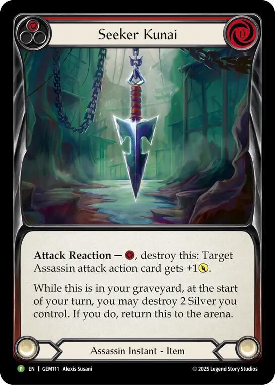 Seeker Kunai (Red) (GEM111) [GEM Pack 4]