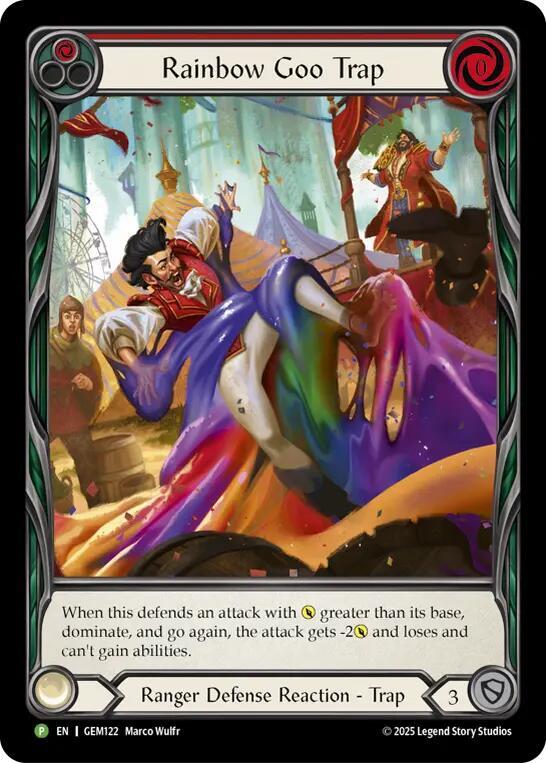 Rainbow Goo Trap (Red) (GEM122) [GEM Pack 4]