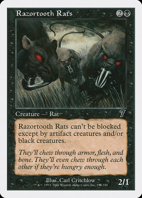 Razortooth Rats (158) [Seventh Edition]
