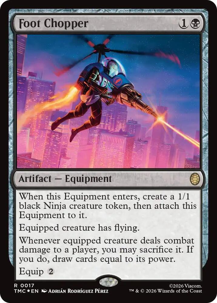 Foot Chopper (Surge Foil) (17) [Teenage Mutant Ninja Turtles Commander]
