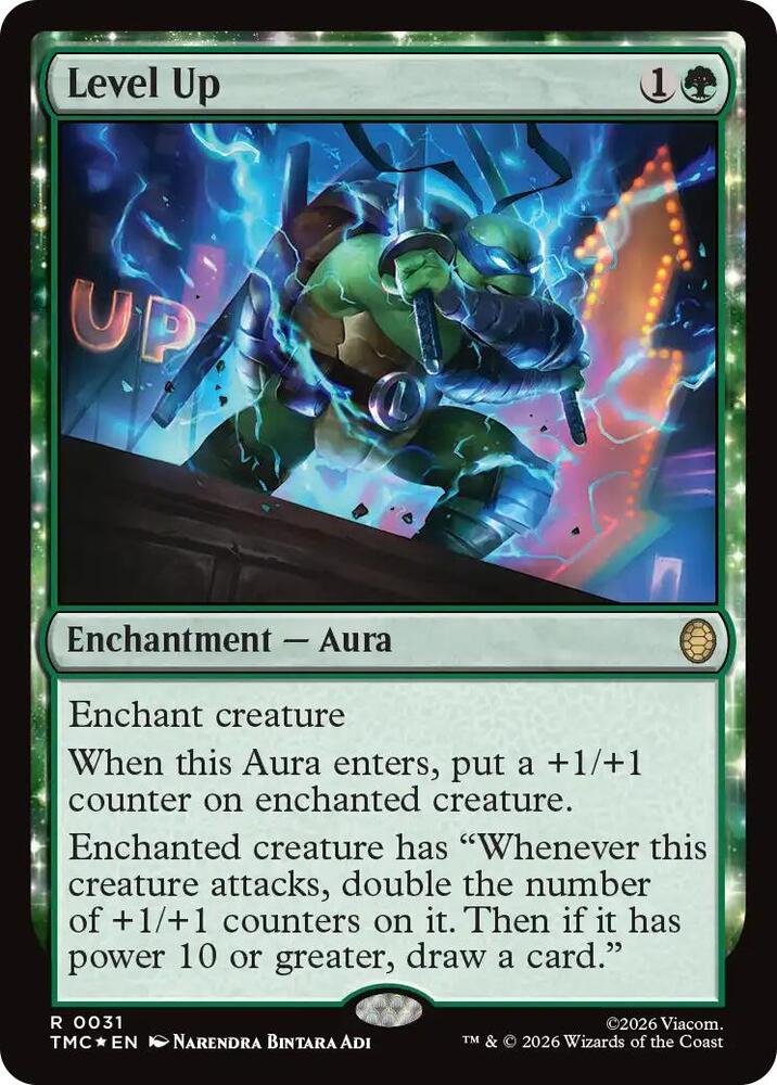 Level Up (Surge Foil) (31) [Teenage Mutant Ninja Turtles Commander]