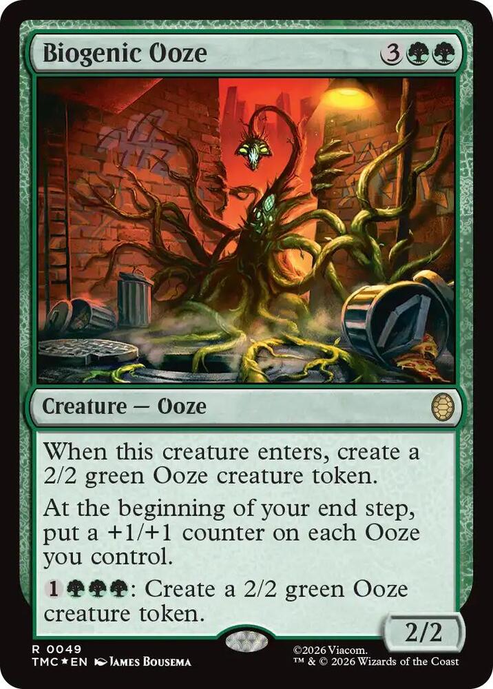 Biogenic Ooze (Surge Foil) (49) [Teenage Mutant Ninja Turtles Commander]