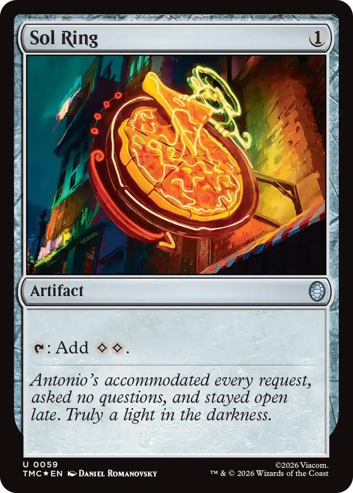 Sol Ring (Surge Foil) (59) [Teenage Mutant Ninja Turtles Commander]