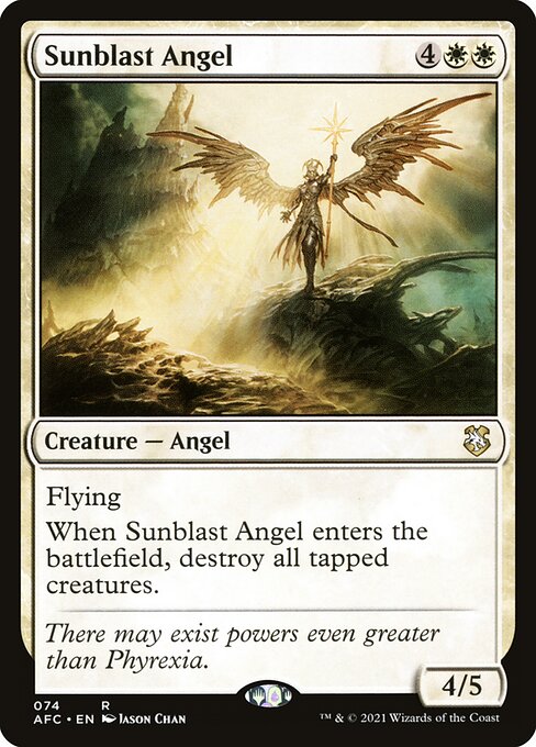 Sunblast Angel (74) [Forgotten Realms Commander]