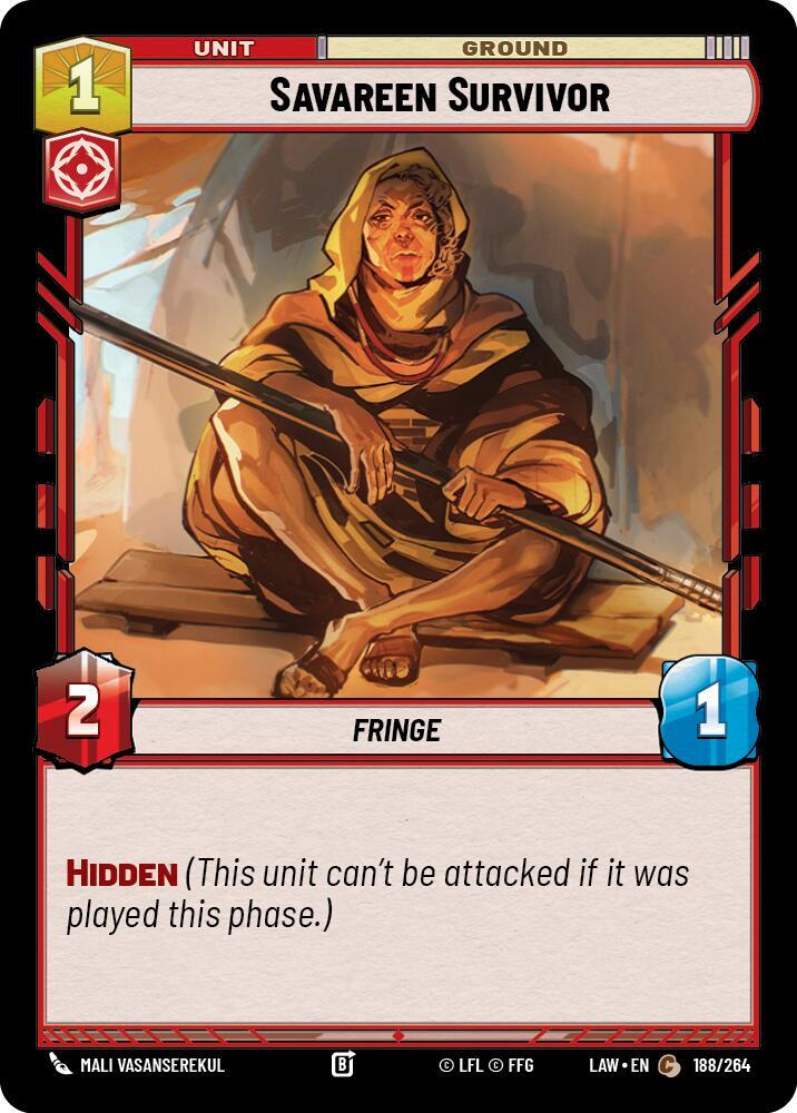 Savareen Survivor (188/264) [A Lawless Time]