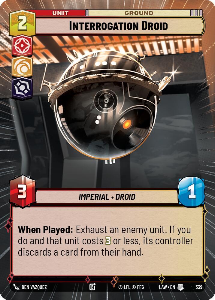Interrogation Droid (Hyperspace) (339) [A Lawless Time]