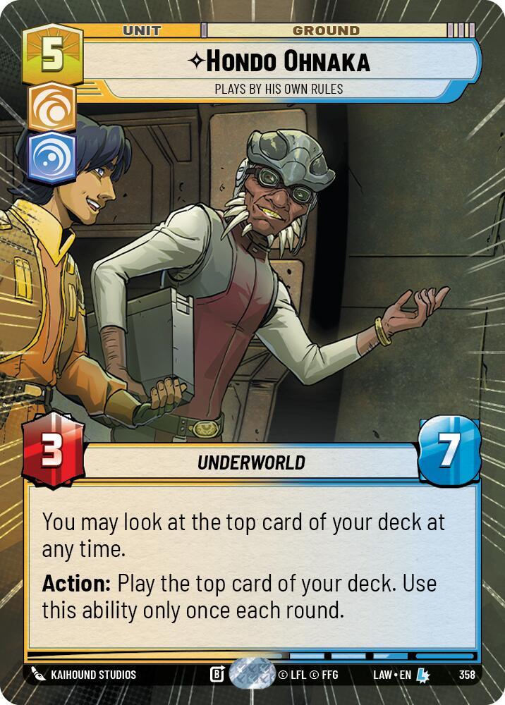 Hondo Ohnaka - Plays By His Own Rules (Hyperspace) (358) [A Lawless Time]