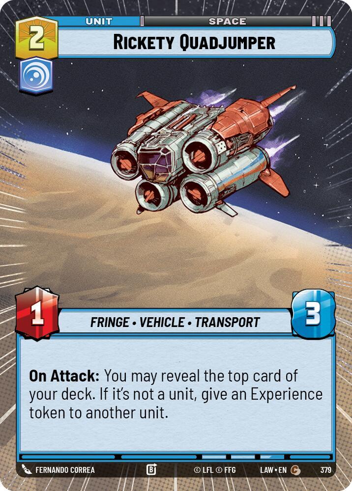 Rickety Quadjumper (Hyperspace) (379) [A Lawless Time]