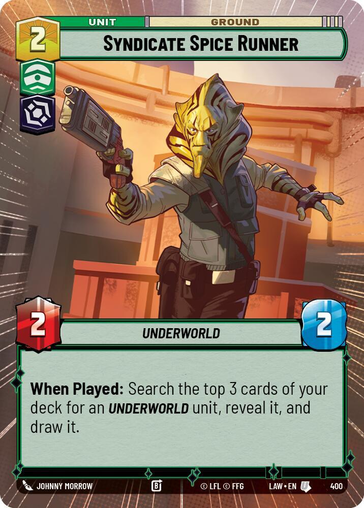 Syndicate Spice Runner (Hyperspace) (400) [A Lawless Time]
