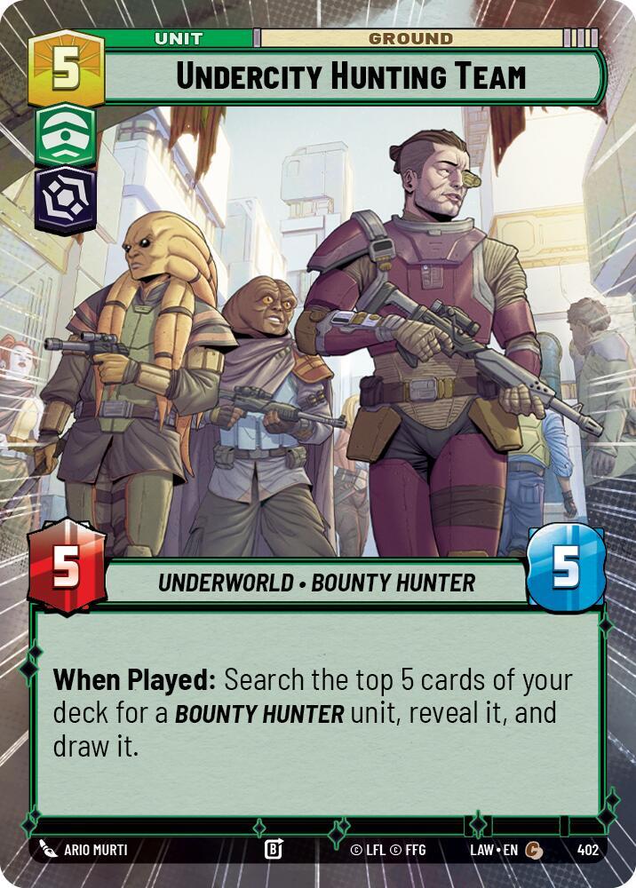 Undercity Hunting Team (Hyperspace) (402) [A Lawless Time]