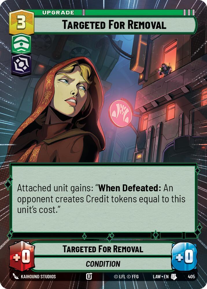 Targeted for Removal (Hyperspace) (405) [A Lawless Time]